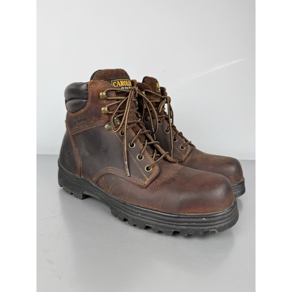 Carolina Other - Carolina 6" Work Boots Mens Size 11 D Steel Toe Internal Met Guard Brown Leather